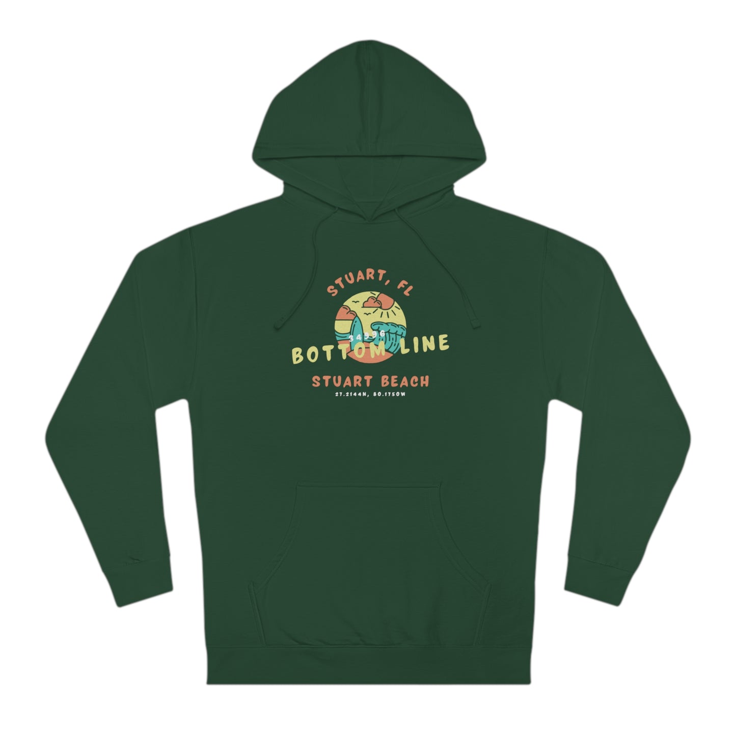 Stuart Beach Front Design Hoodie