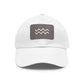 White Ripple Dad Hat