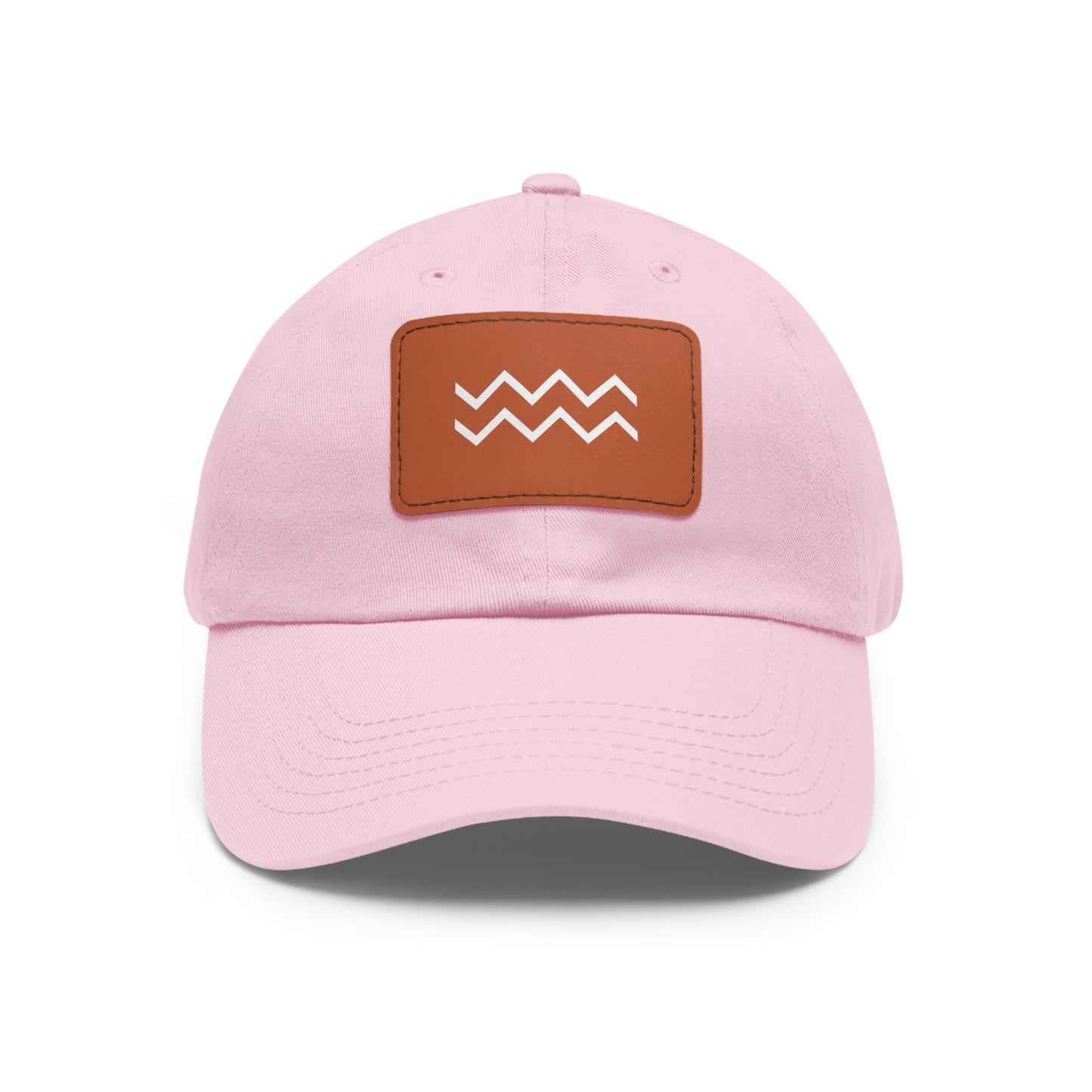 White Ripple Dad Hat