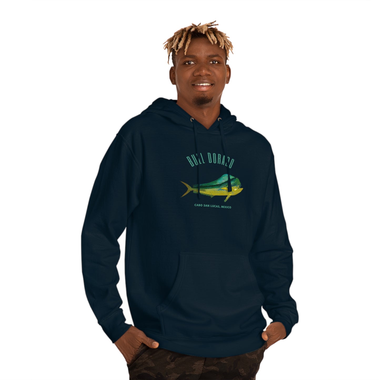 Bull Dolphin Front Design Hoodie