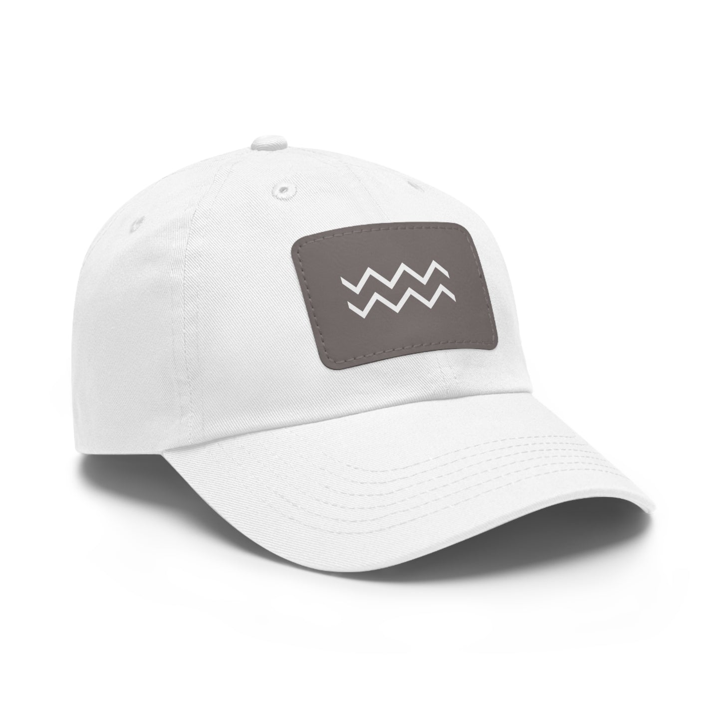 White Ripple Dad Hat