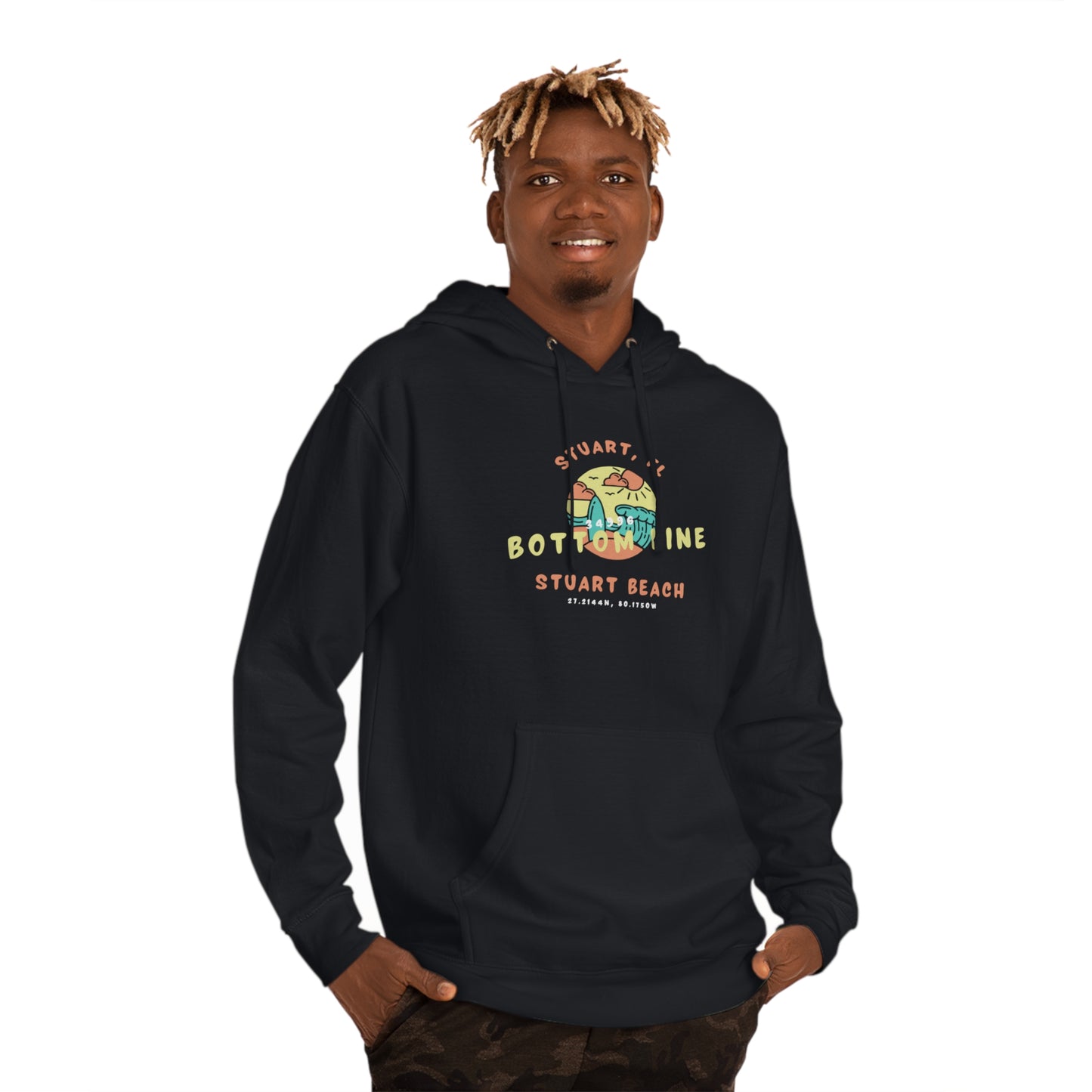 Stuart Beach Front Design Hoodie