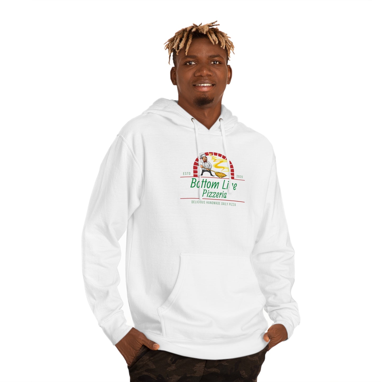 Pizzeria Front Design Hoodie