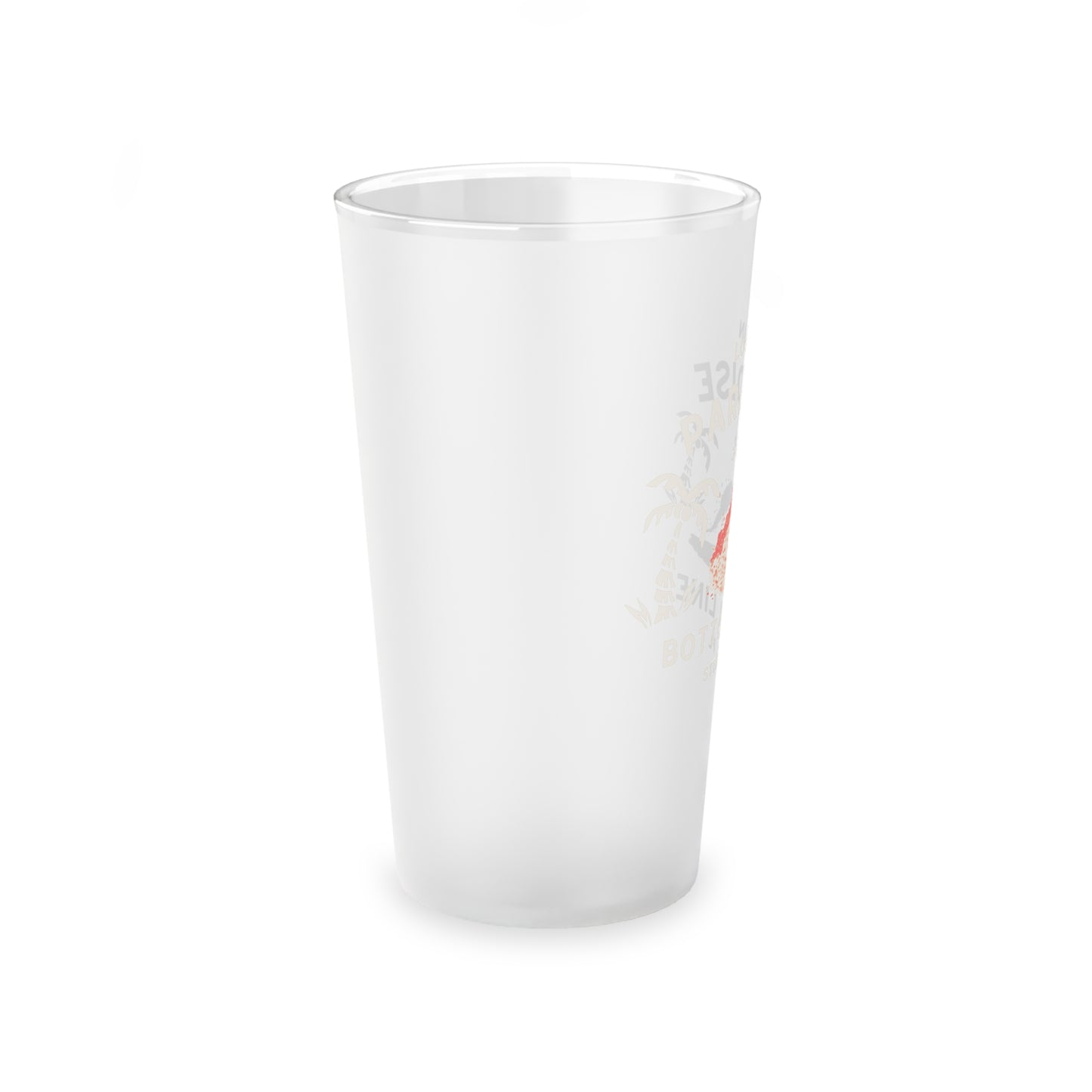 Lost in Paradise 16oz Frosted Pint Glass