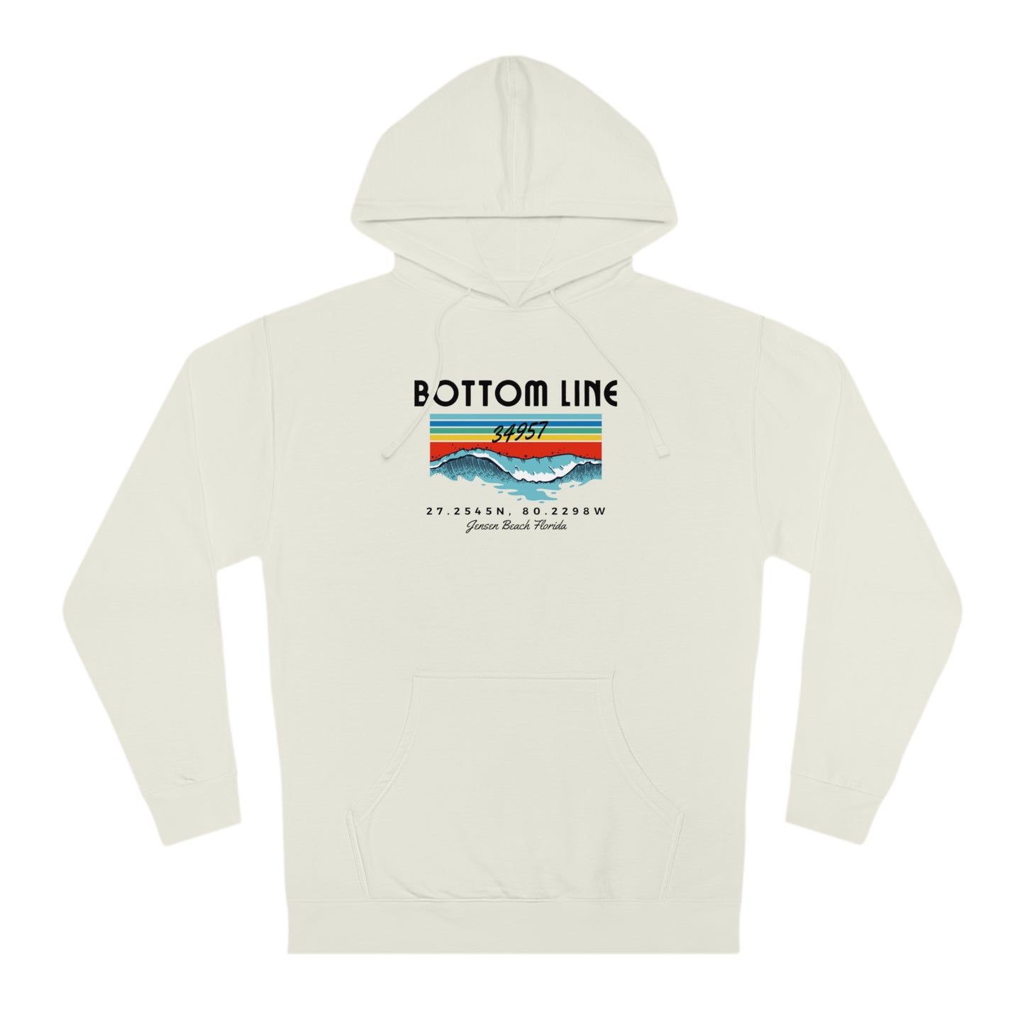 Jensen Beach Front Design Hoodie