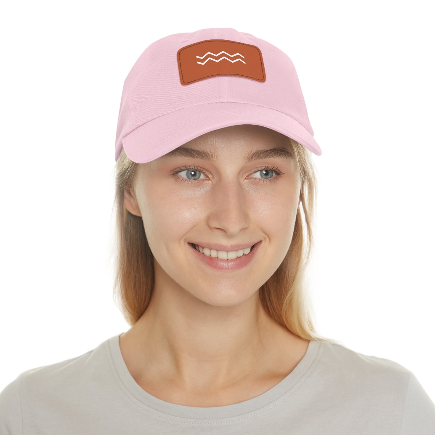 White Ripple Dad Hat