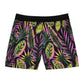 Neon Leaf Swim Trunks