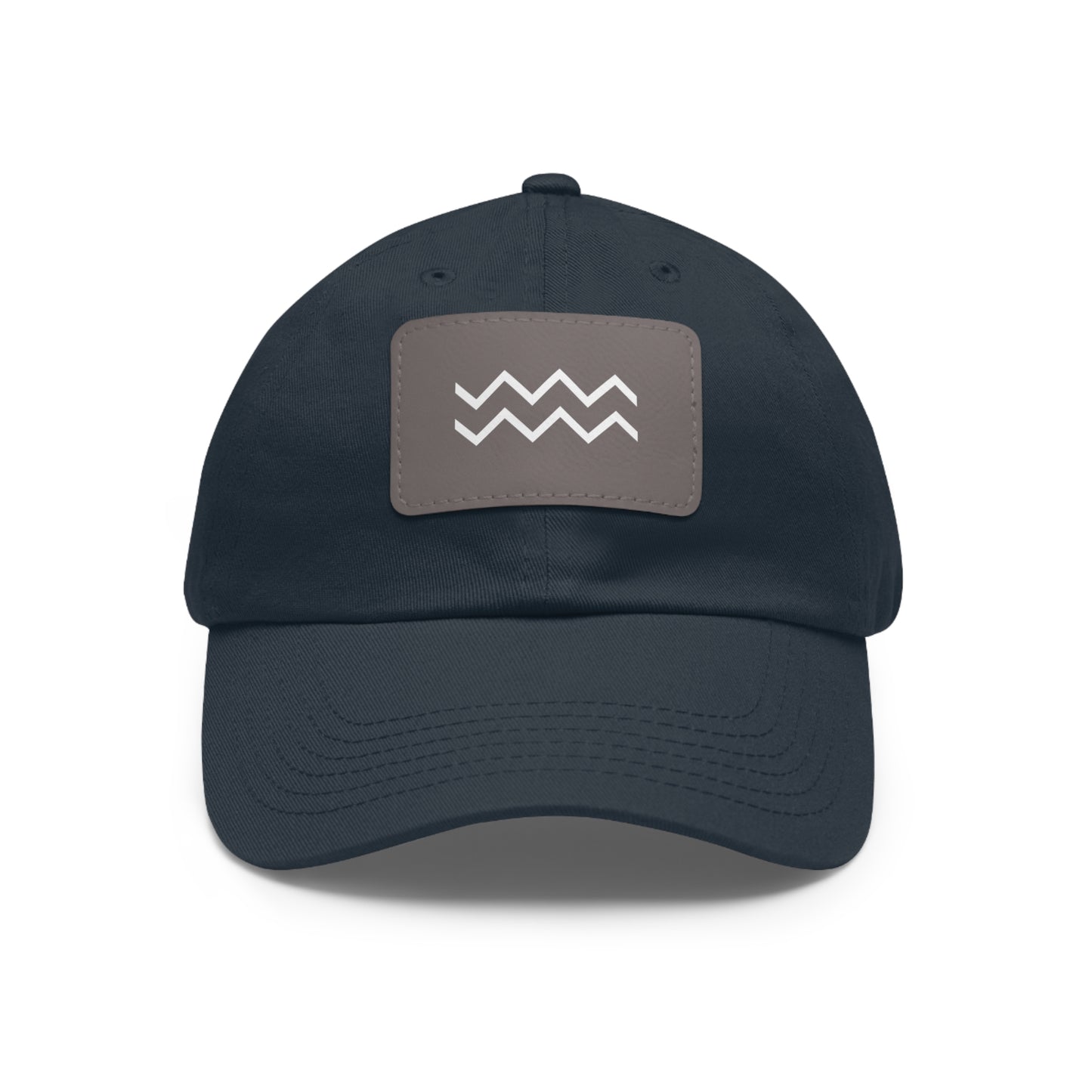 White Ripple Dad Hat