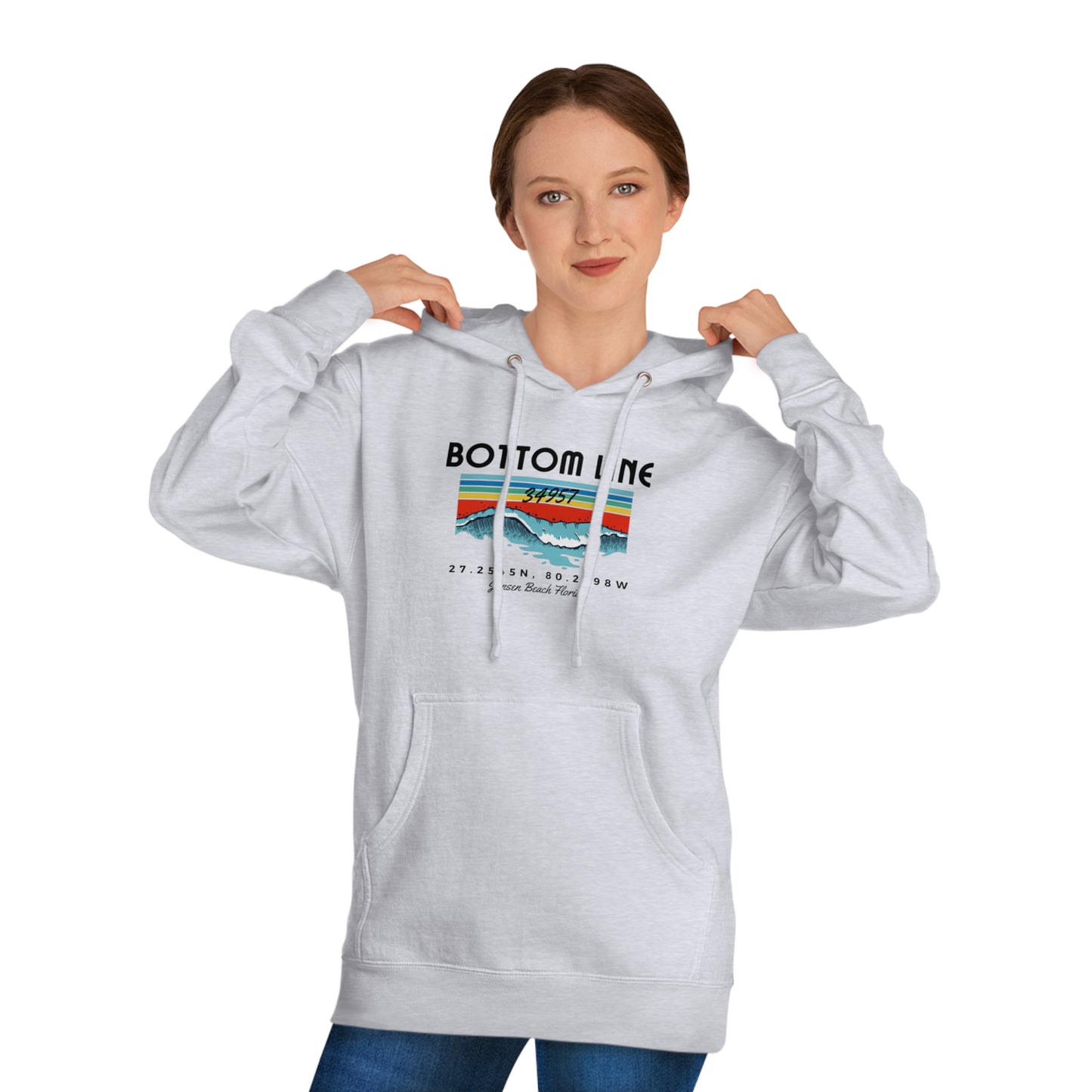 Jensen Beach Front Design Hoodie