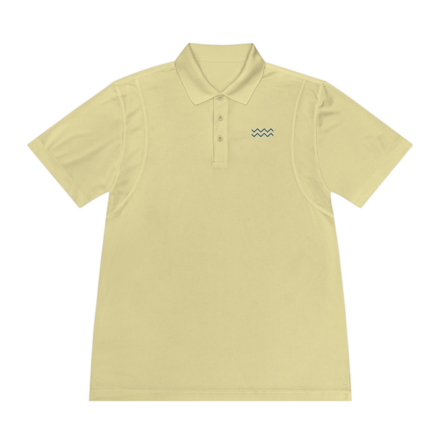 Blue Ripple Sport Polo