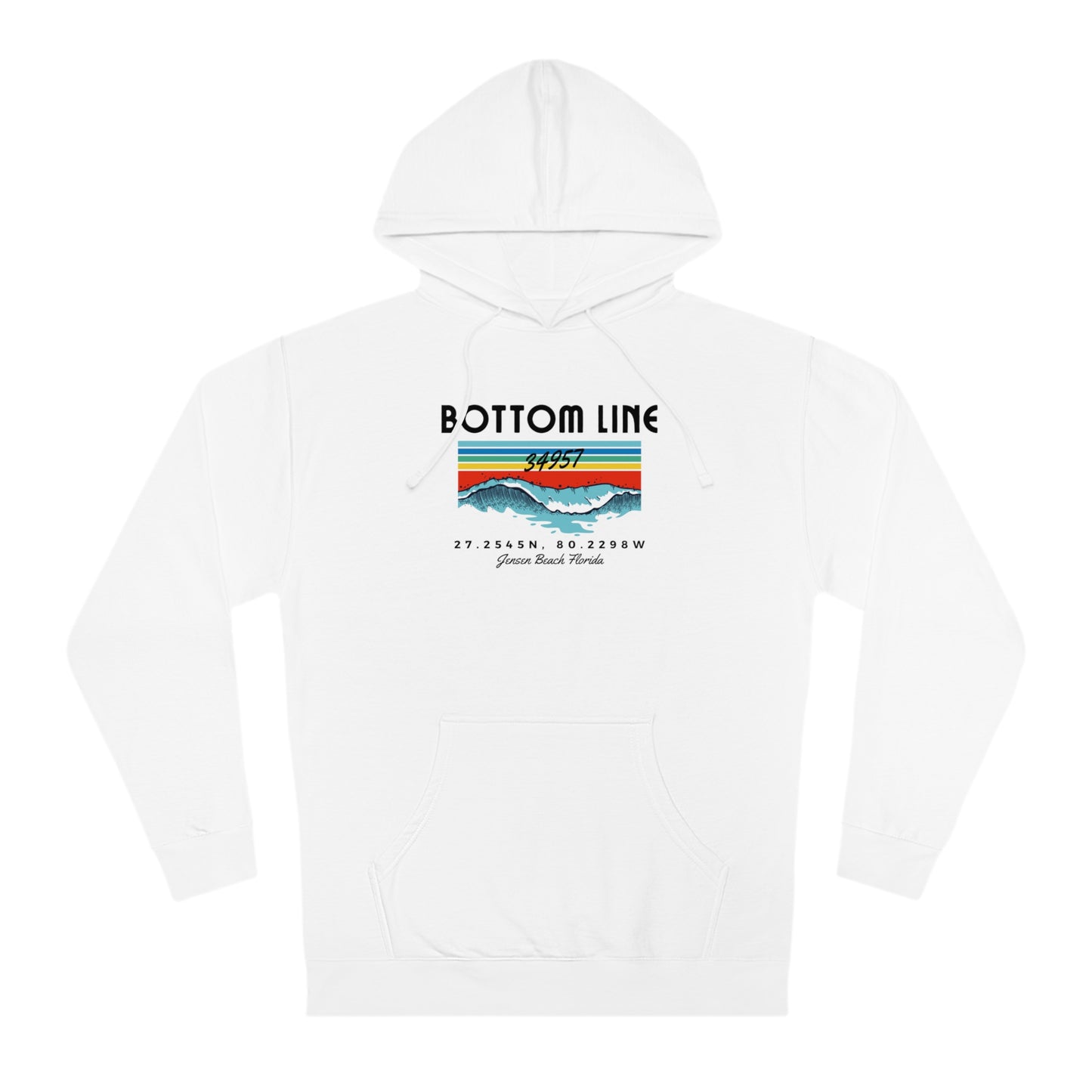 Jensen Beach Front Design Hoodie