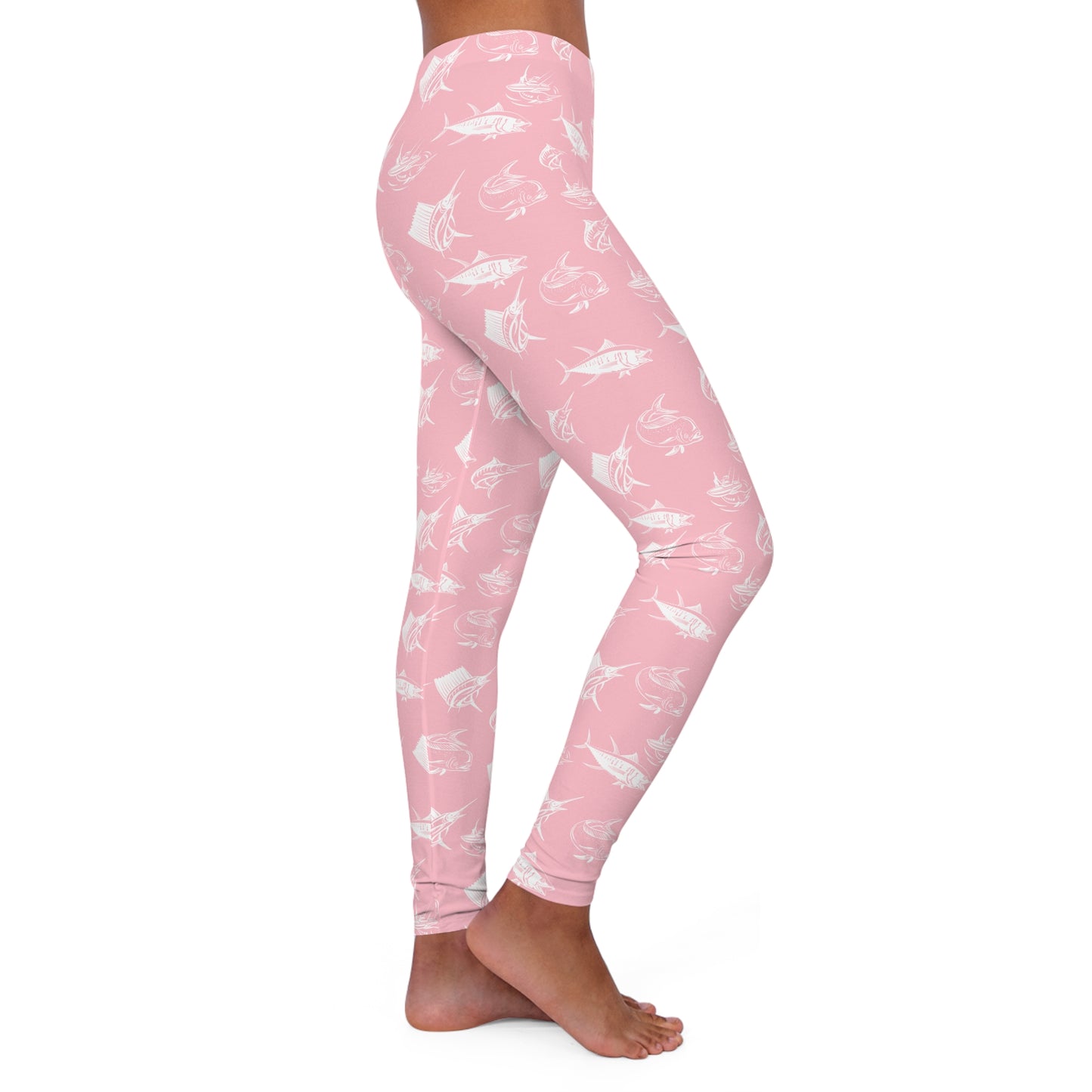 Pink Sport Fish Leggings