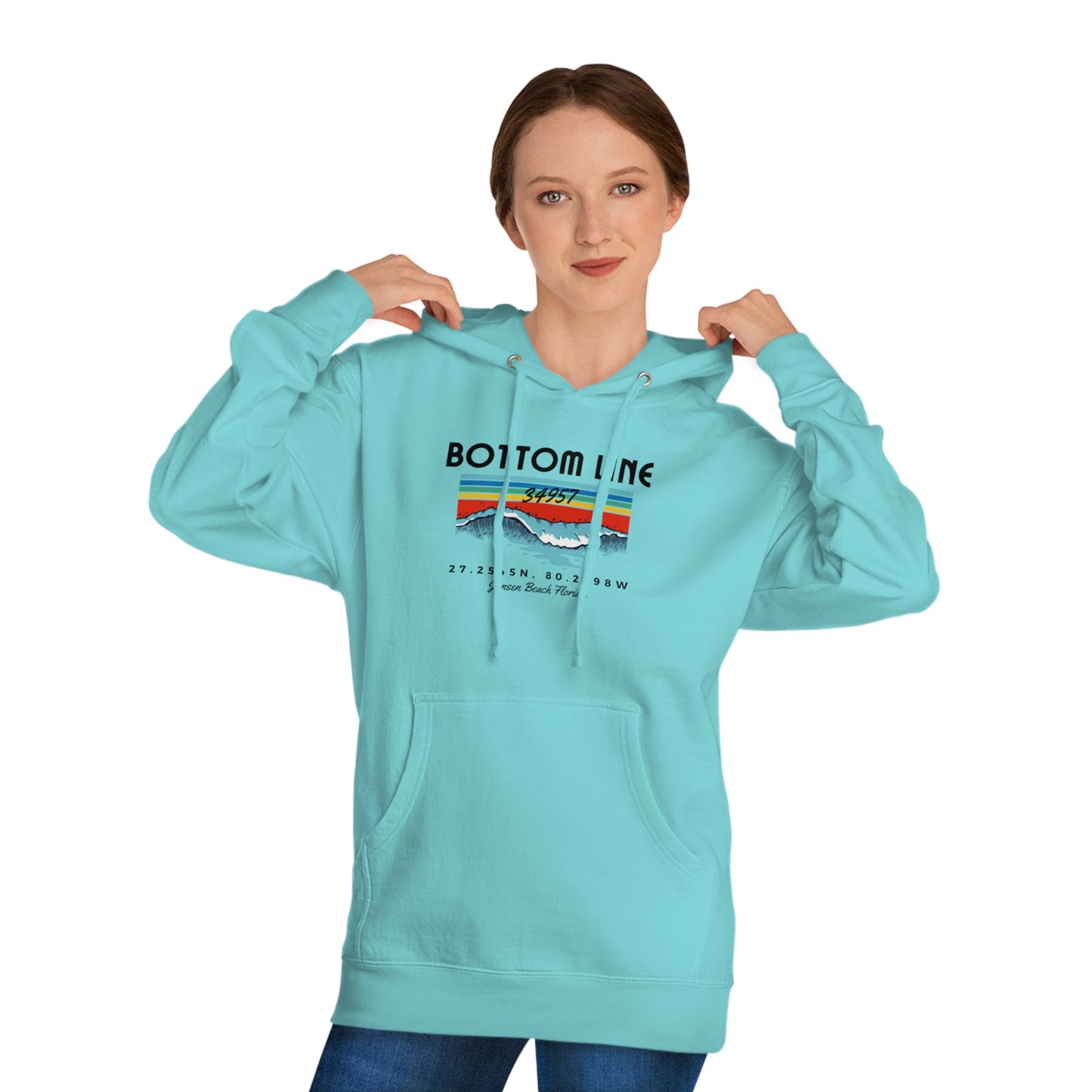 Jensen Beach Front Design Hoodie