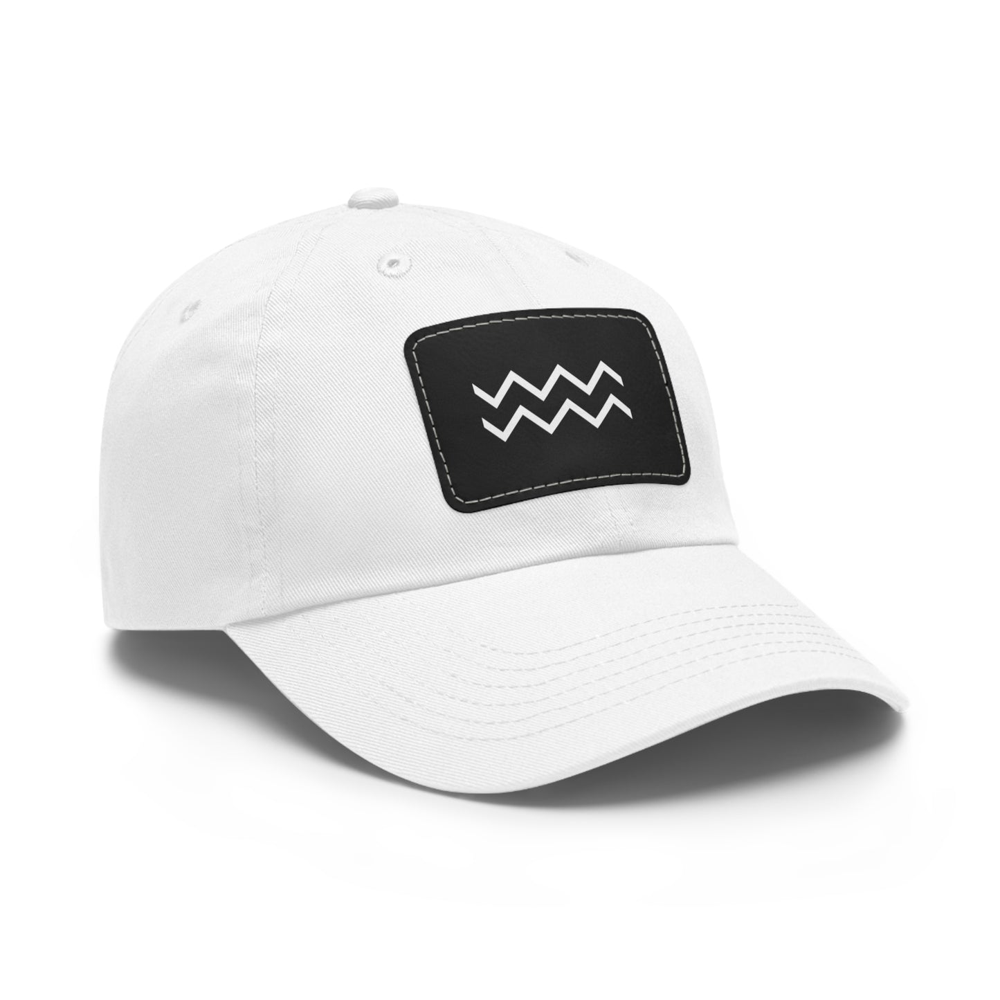 White Ripple Dad Hat