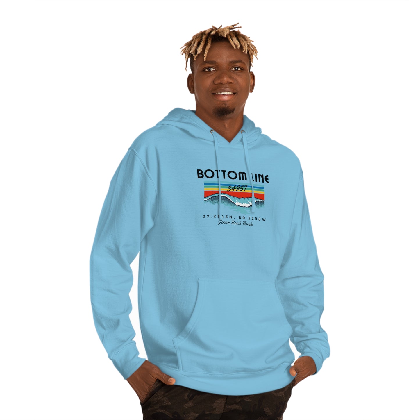 Jensen Beach Front Design Hoodie