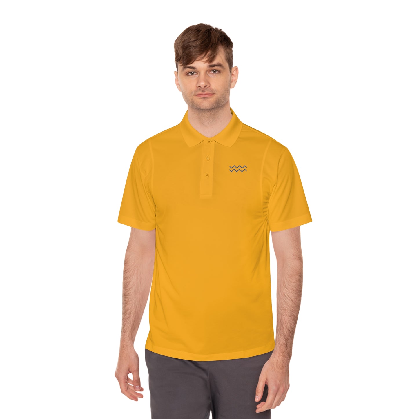 Blue Ripple Sport Polo