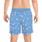 Sailboat & Palm Swim Trunks