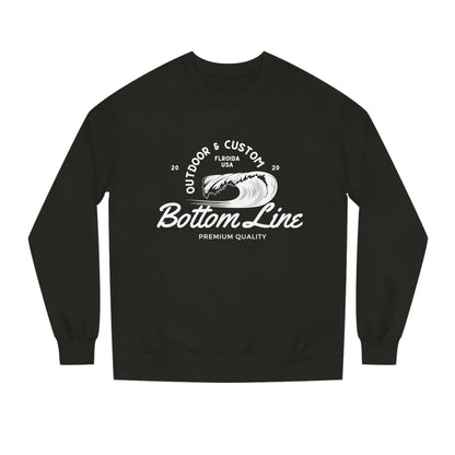 Wave Barrel Front Design Crewneck Sweatshirt