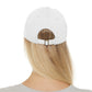 White Ripple Dad Hat