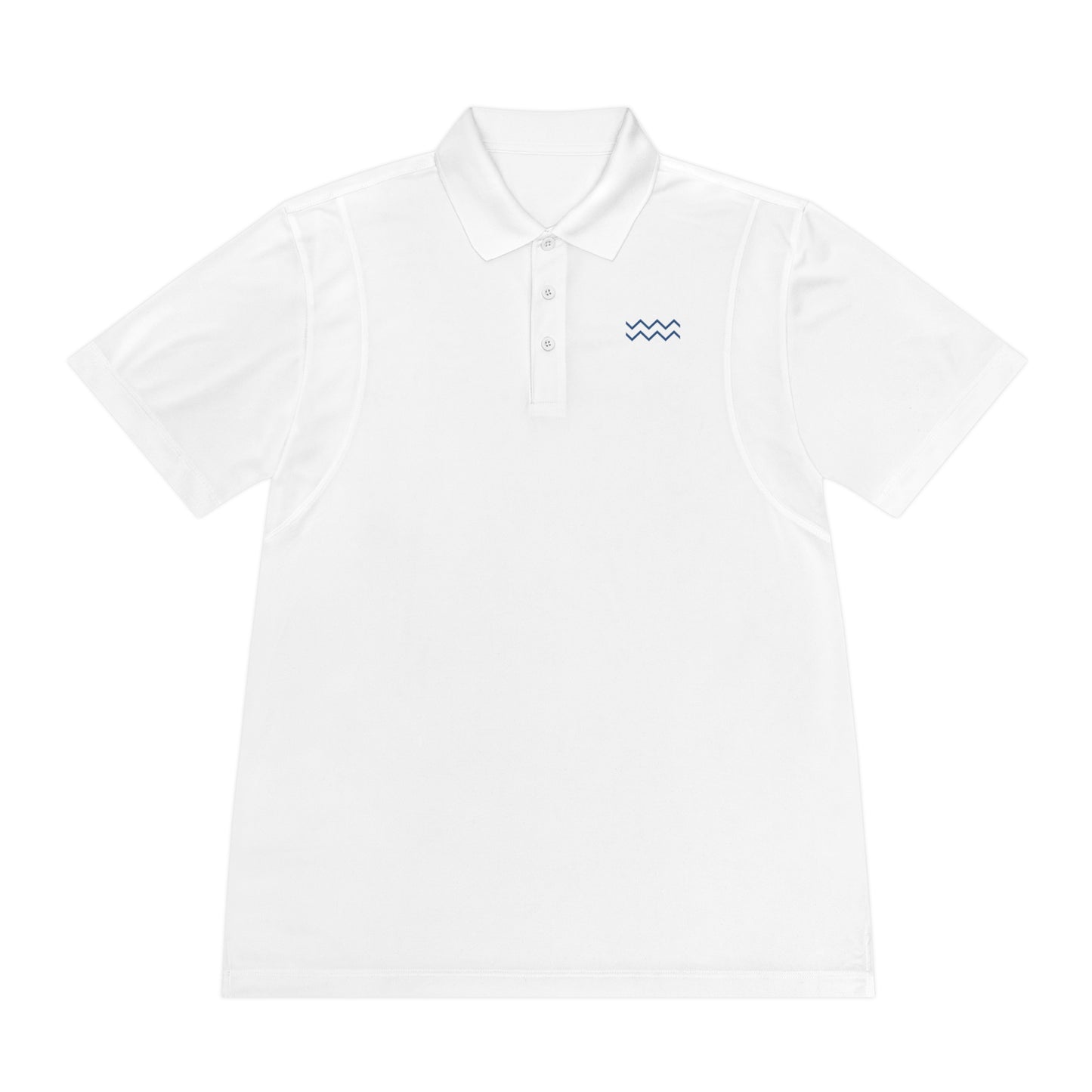 Blue Ripple Sport Polo