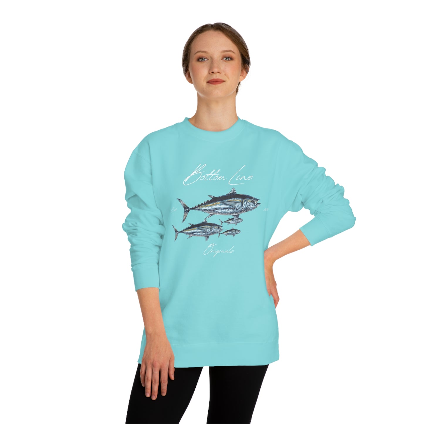 Original Tuna Front Design Crewneck Sweatshirt