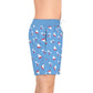 Sailboat & Palm Swim Trunks