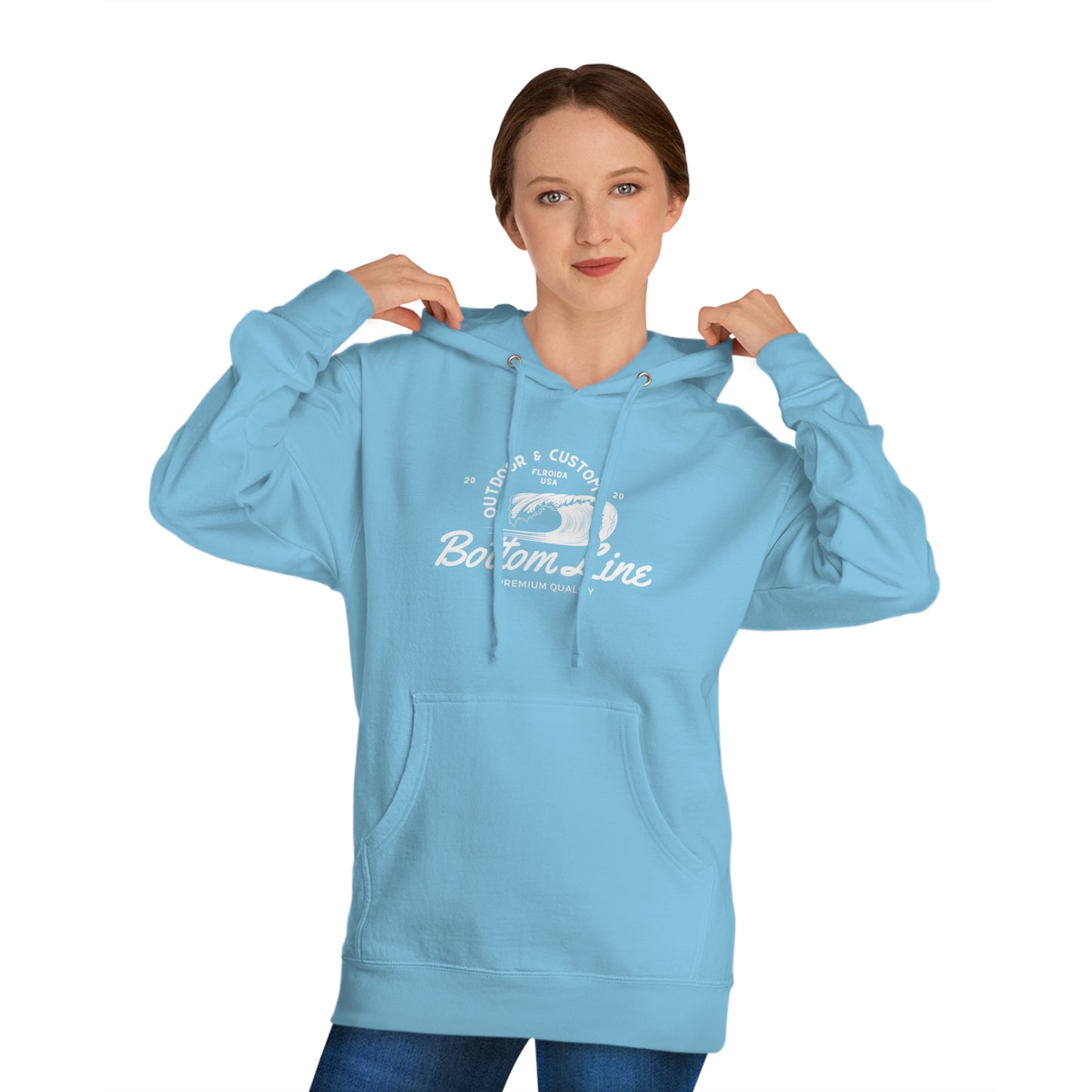 Wave Barrel Front Design Hoodie