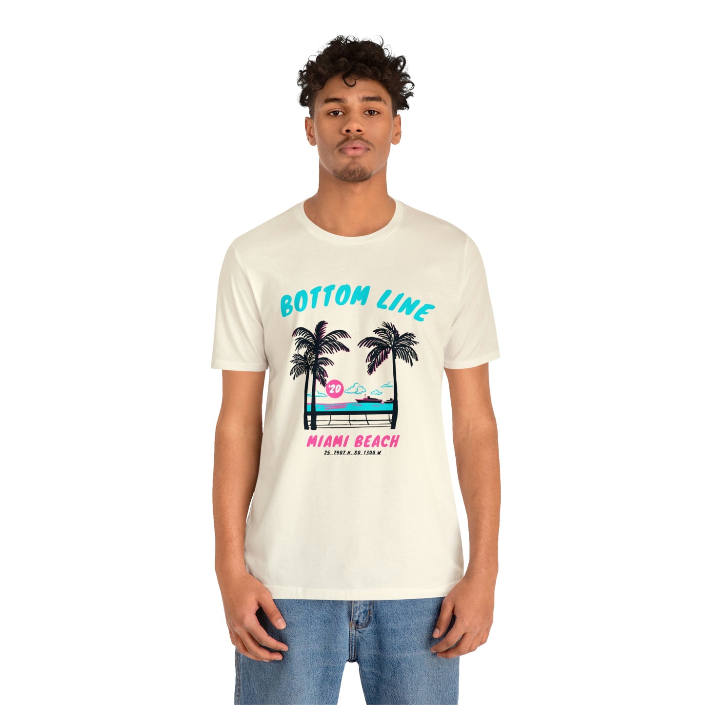 Miami Beach Front Design Tee