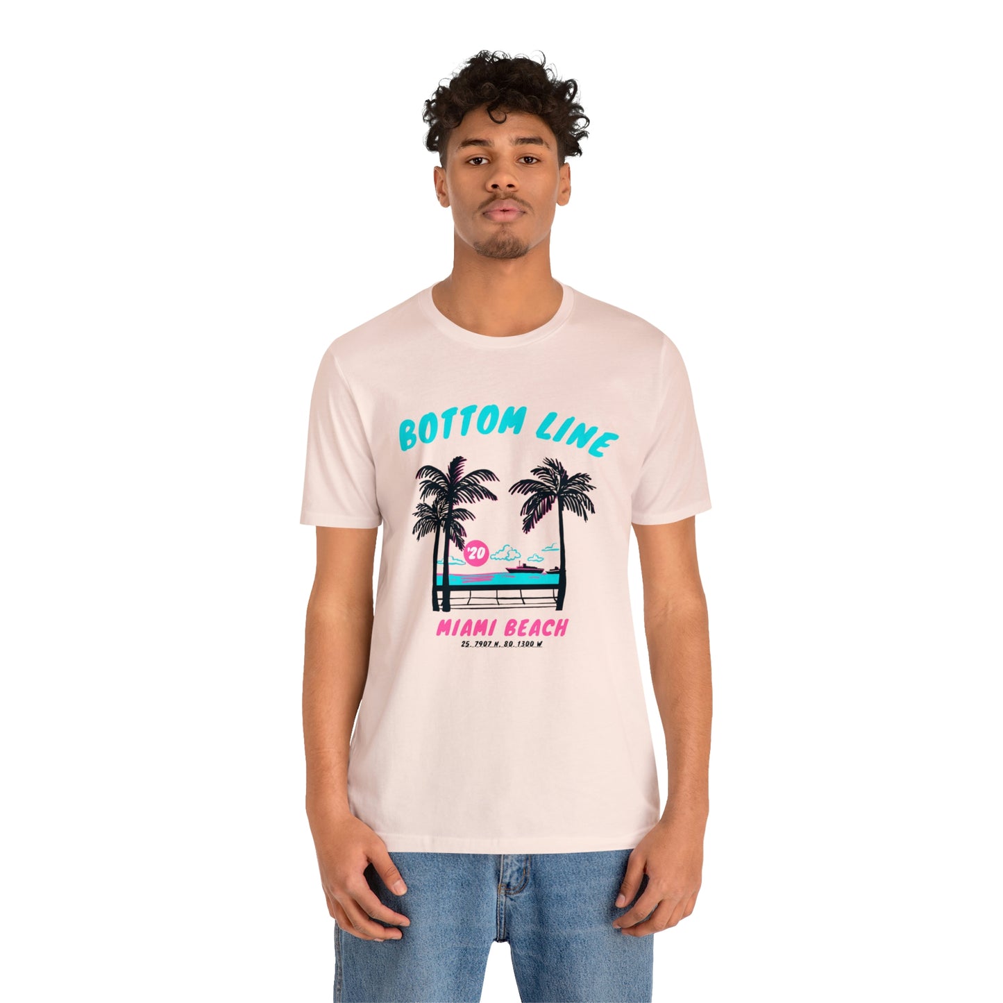 Miami Beach Front Design Tee