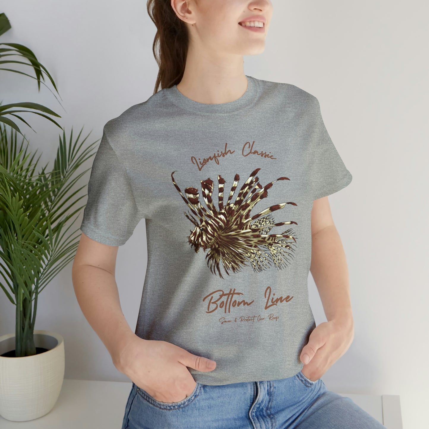 LionFish Classic Front Design Tee