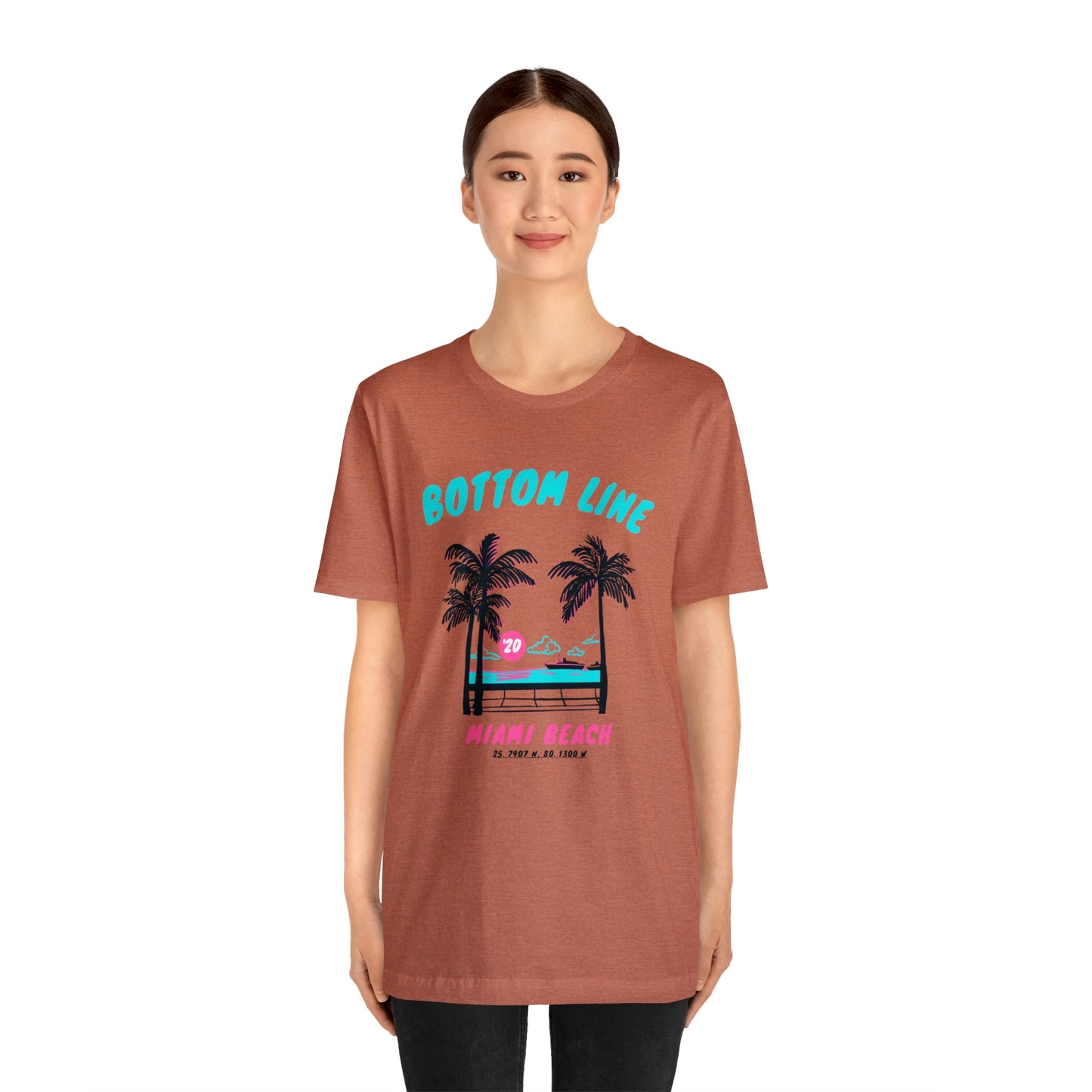 Miami Beach Front Design Tee