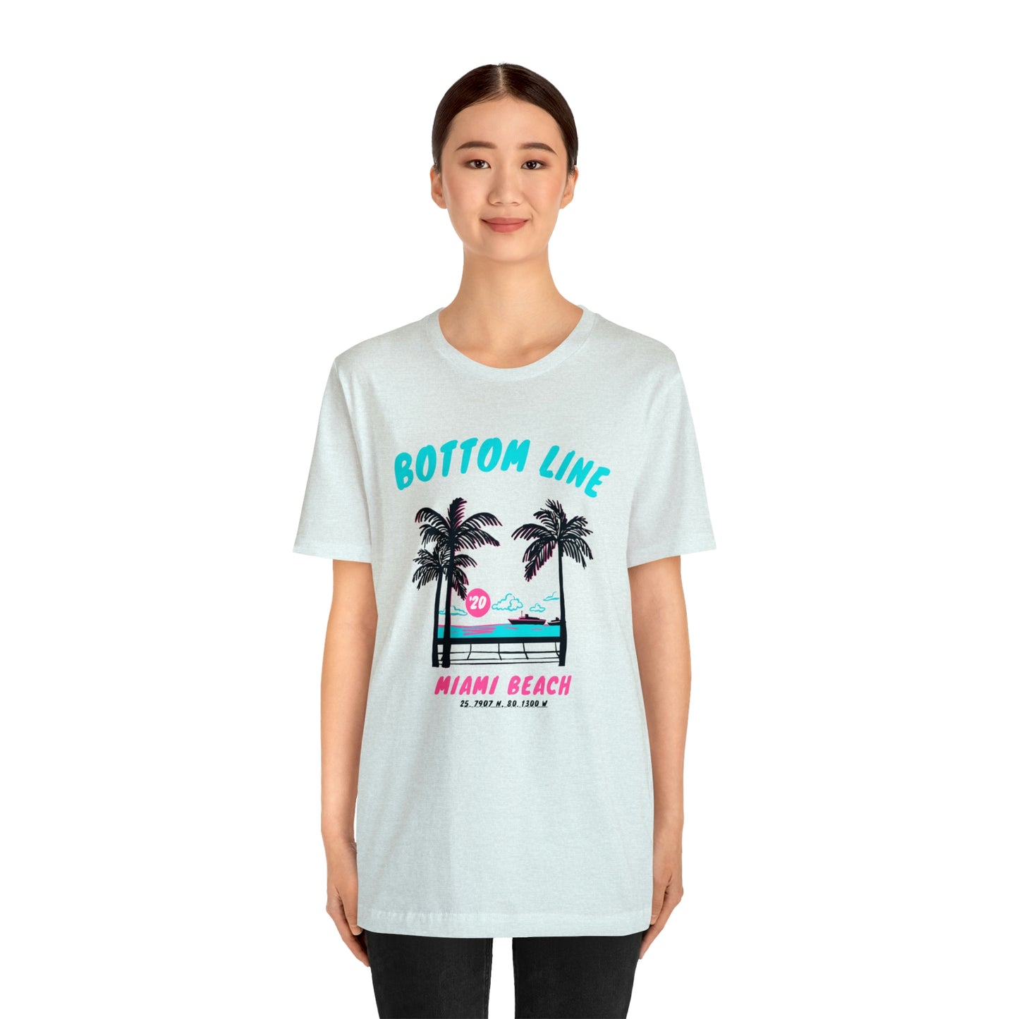 Miami Beach Front Design Tee