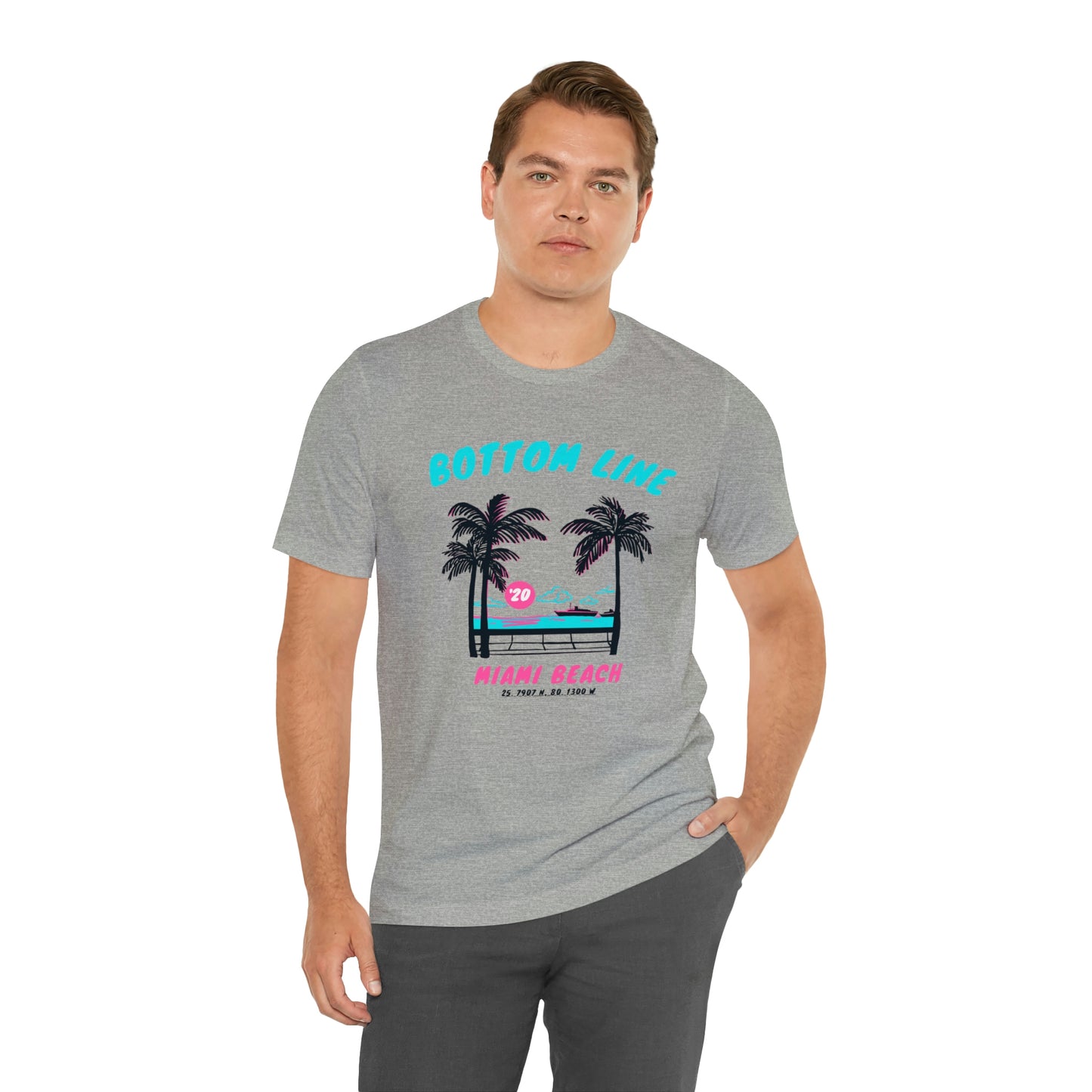 Miami Beach Front Design Tee