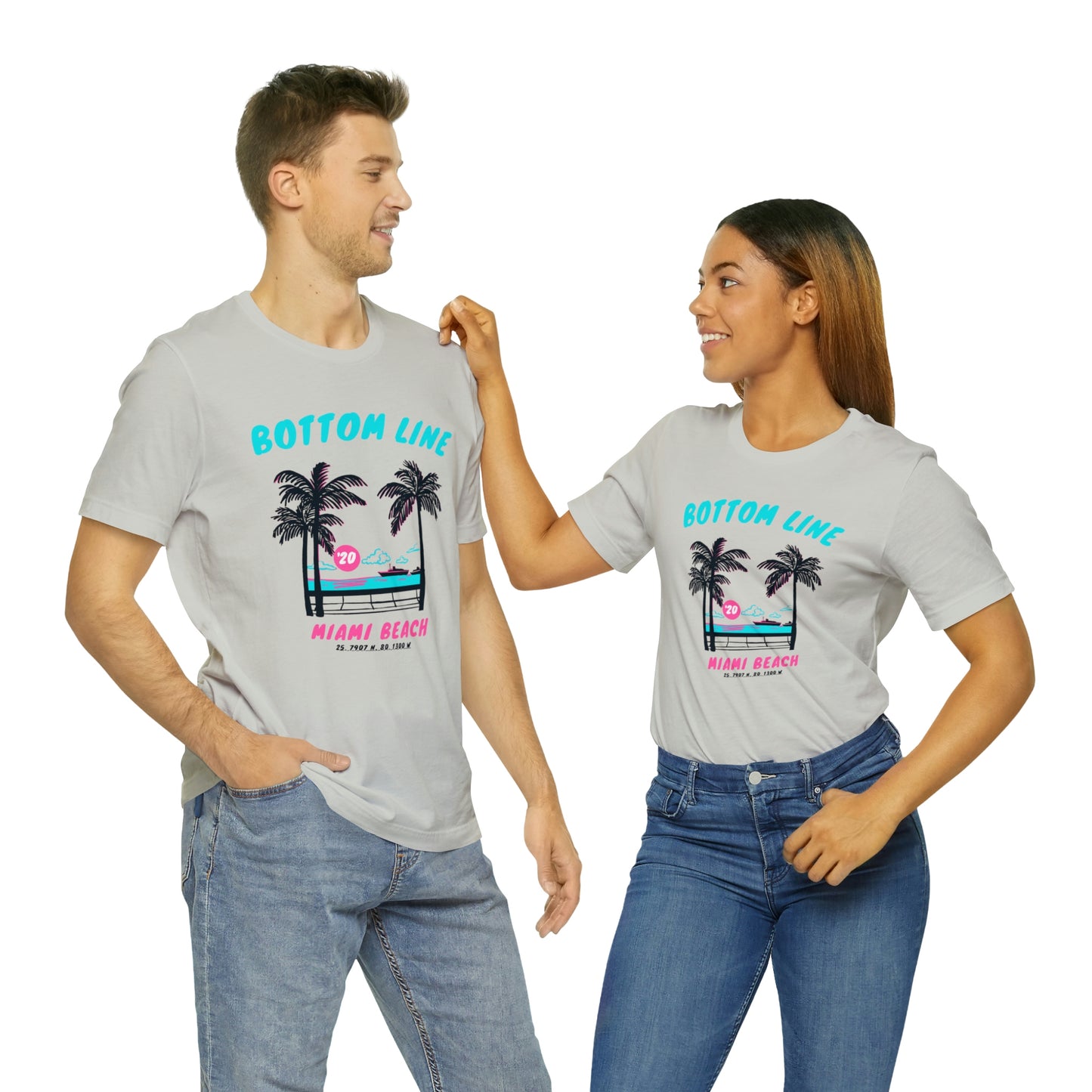 Miami Beach Front Design Tee