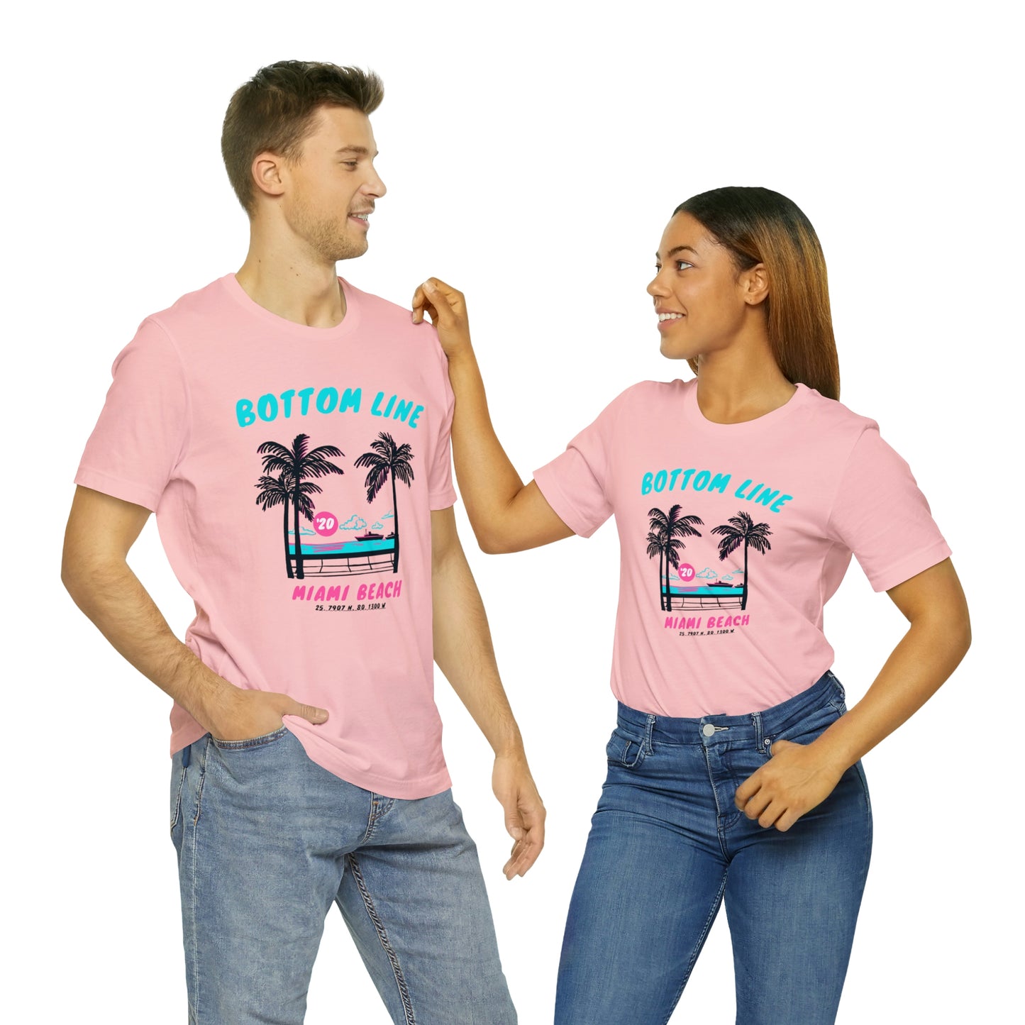 Miami Beach Front Design Tee