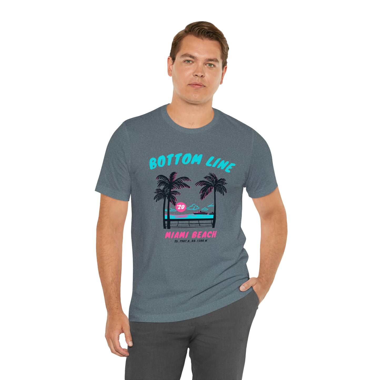 Miami Beach Front Design Tee