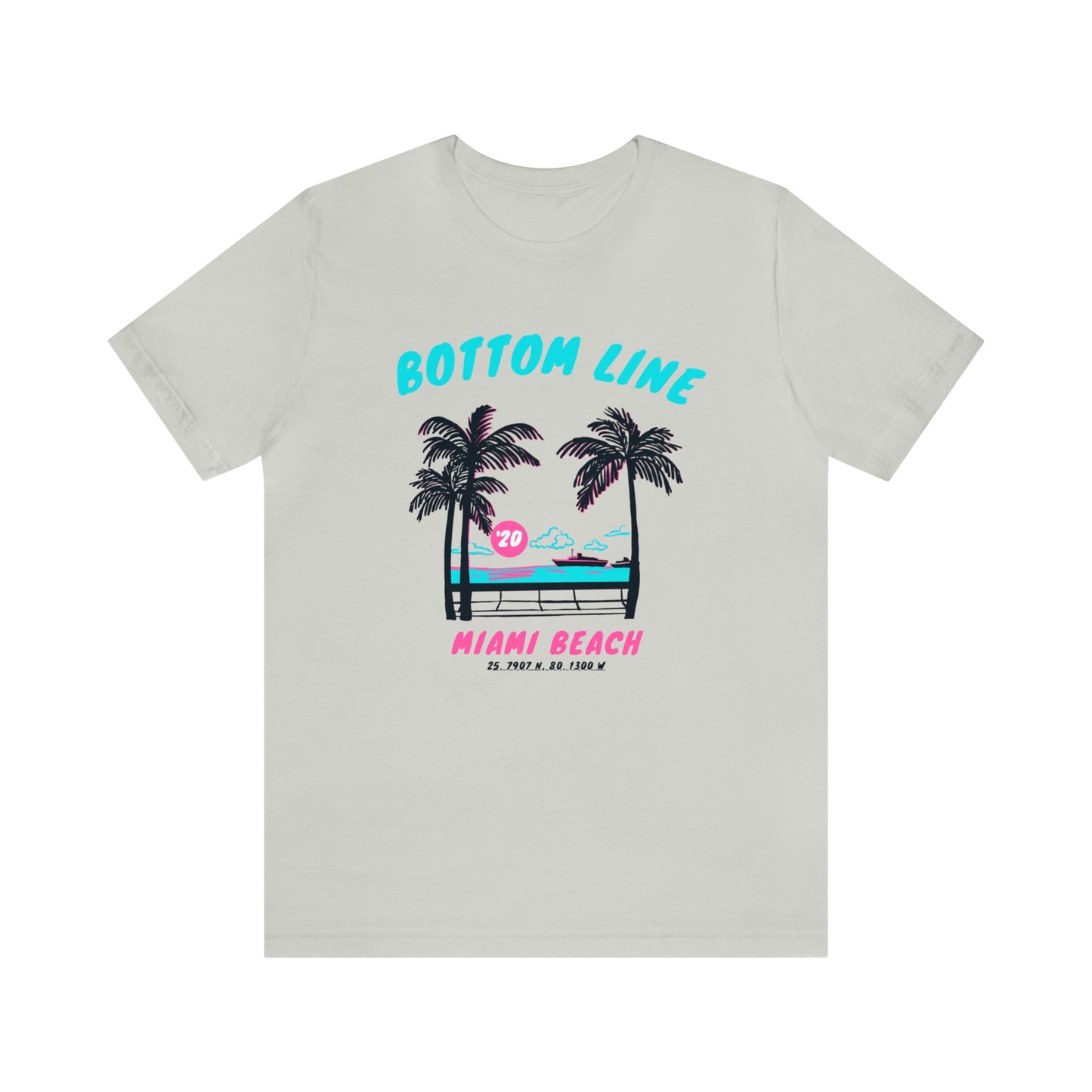 Miami Beach Front Design Tee