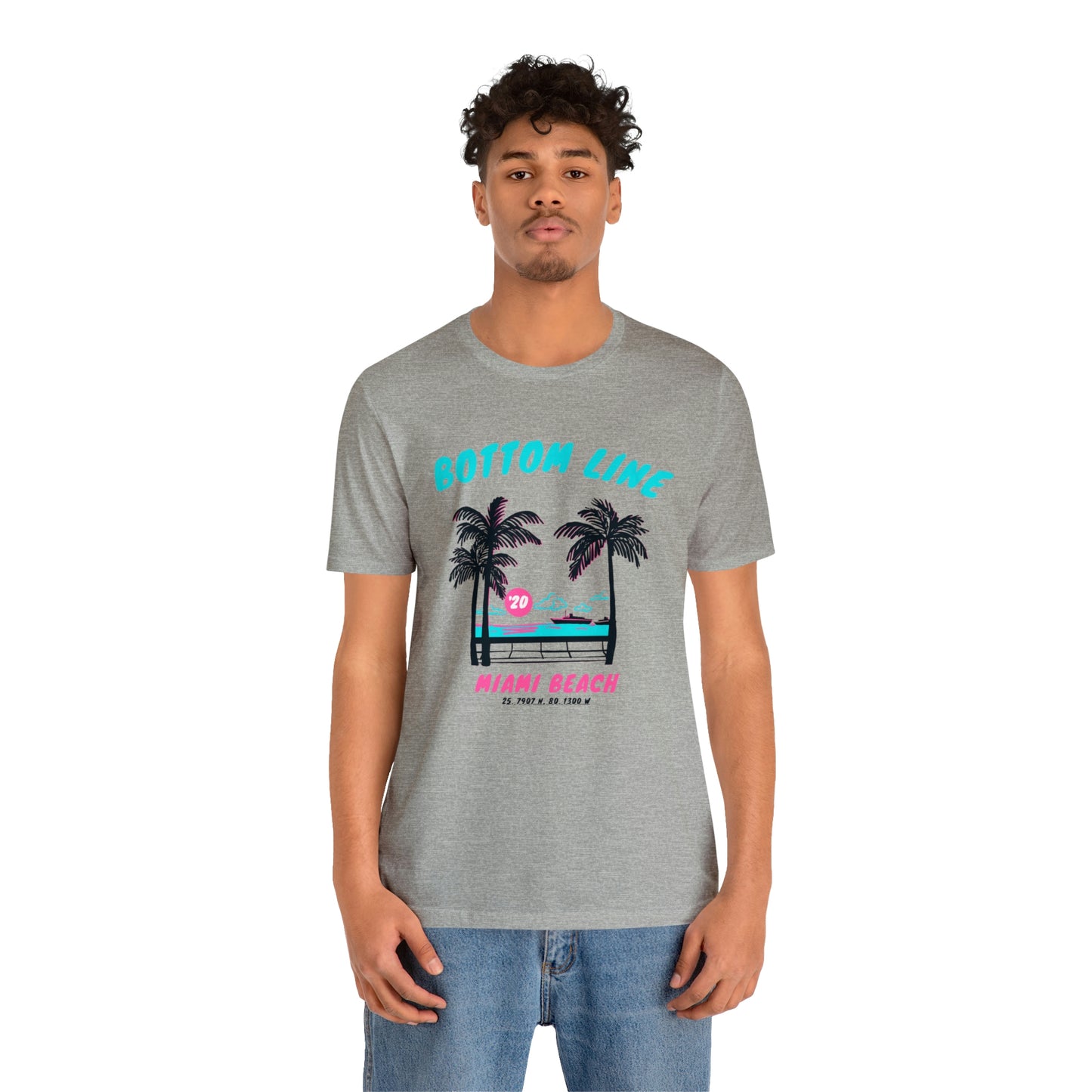 Miami Beach Front Design Tee