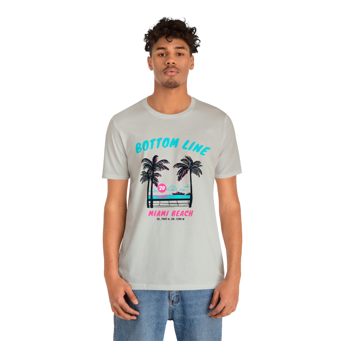 Miami Beach Front Design Tee