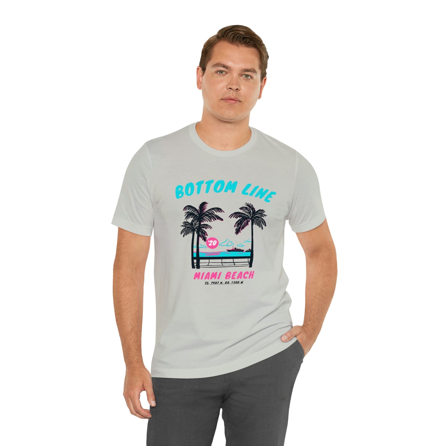 Miami Beach Front Design Tee