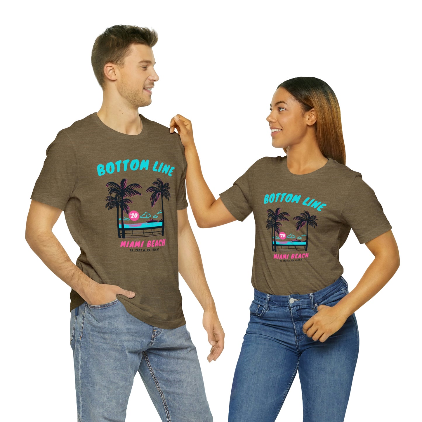 Miami Beach Front Design Tee