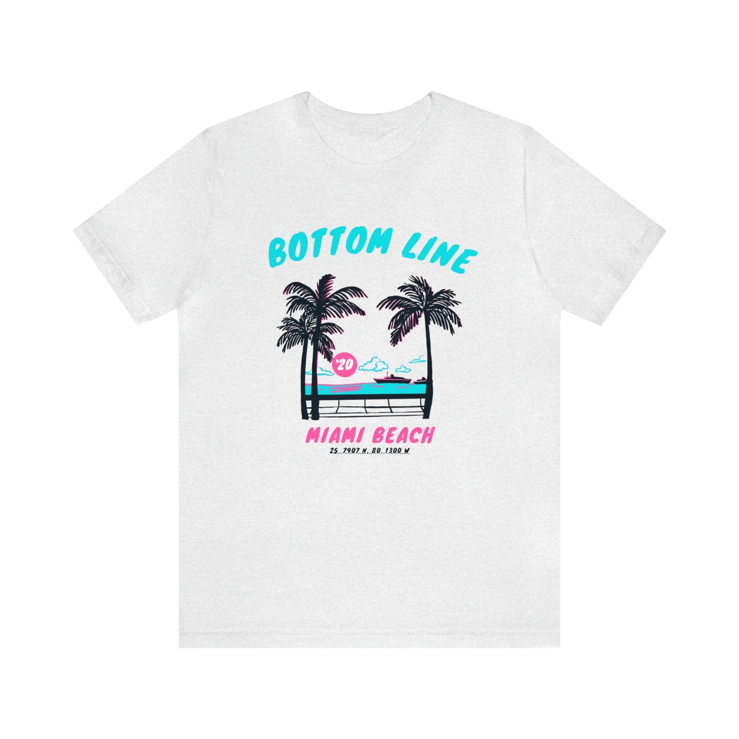 Miami Beach Front Design Tee