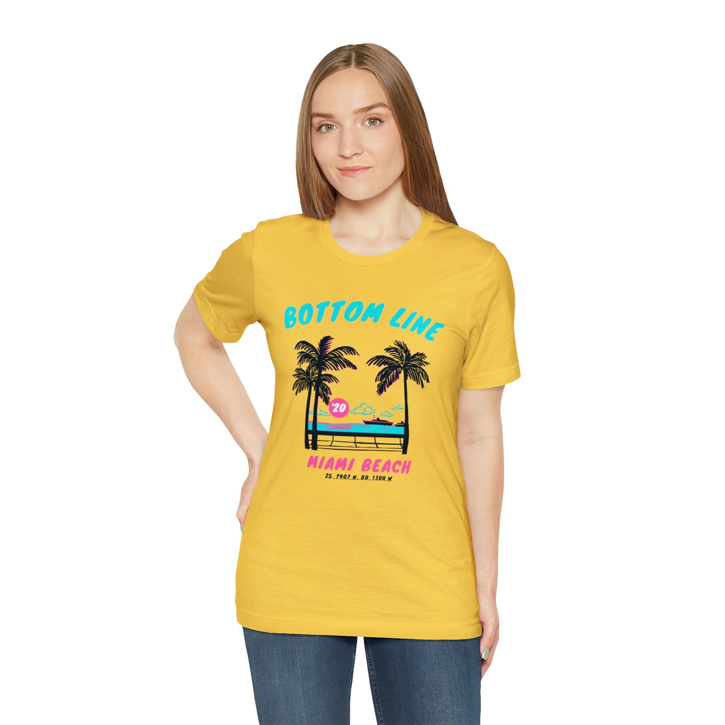 Miami Beach Front Design Tee