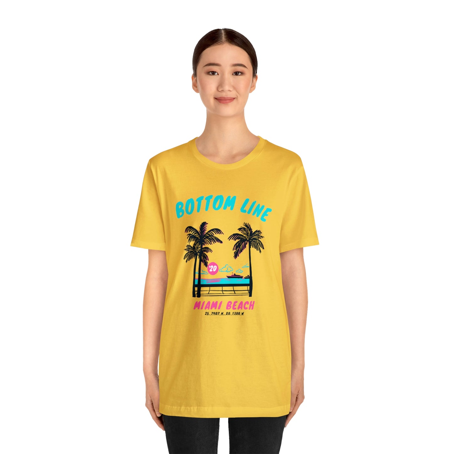 Miami Beach Front Design Tee