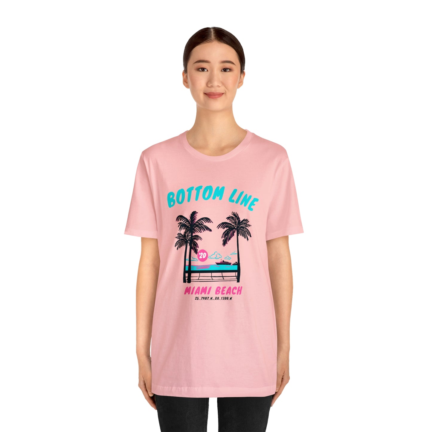 Miami Beach Front Design Tee