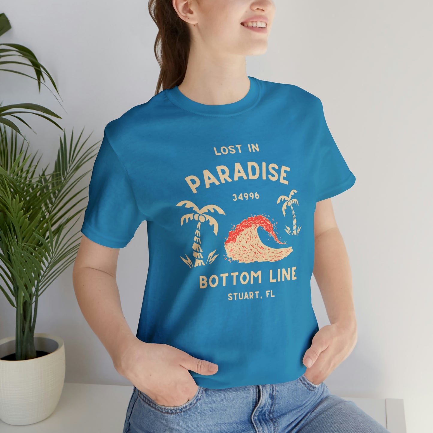 Lost in Paradise Front Designed Tee