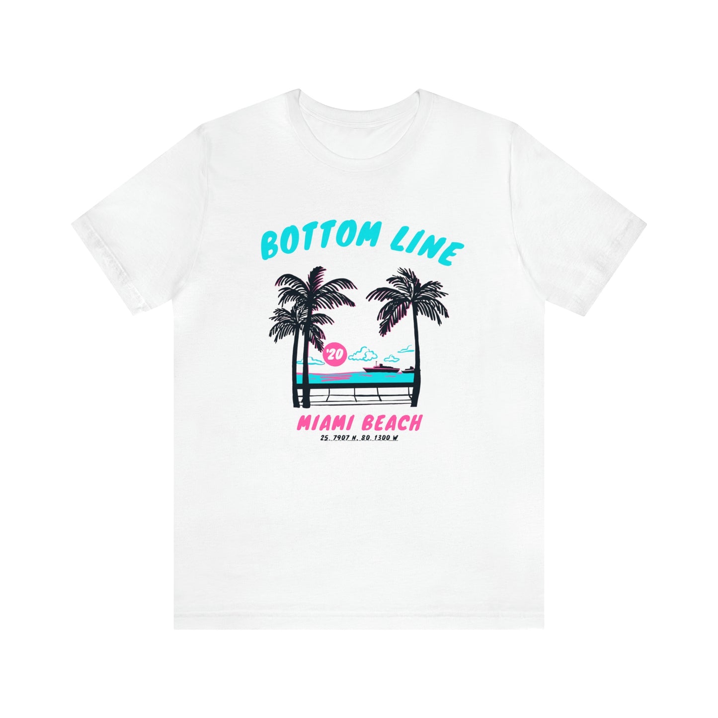 Miami Beach Front Design Tee