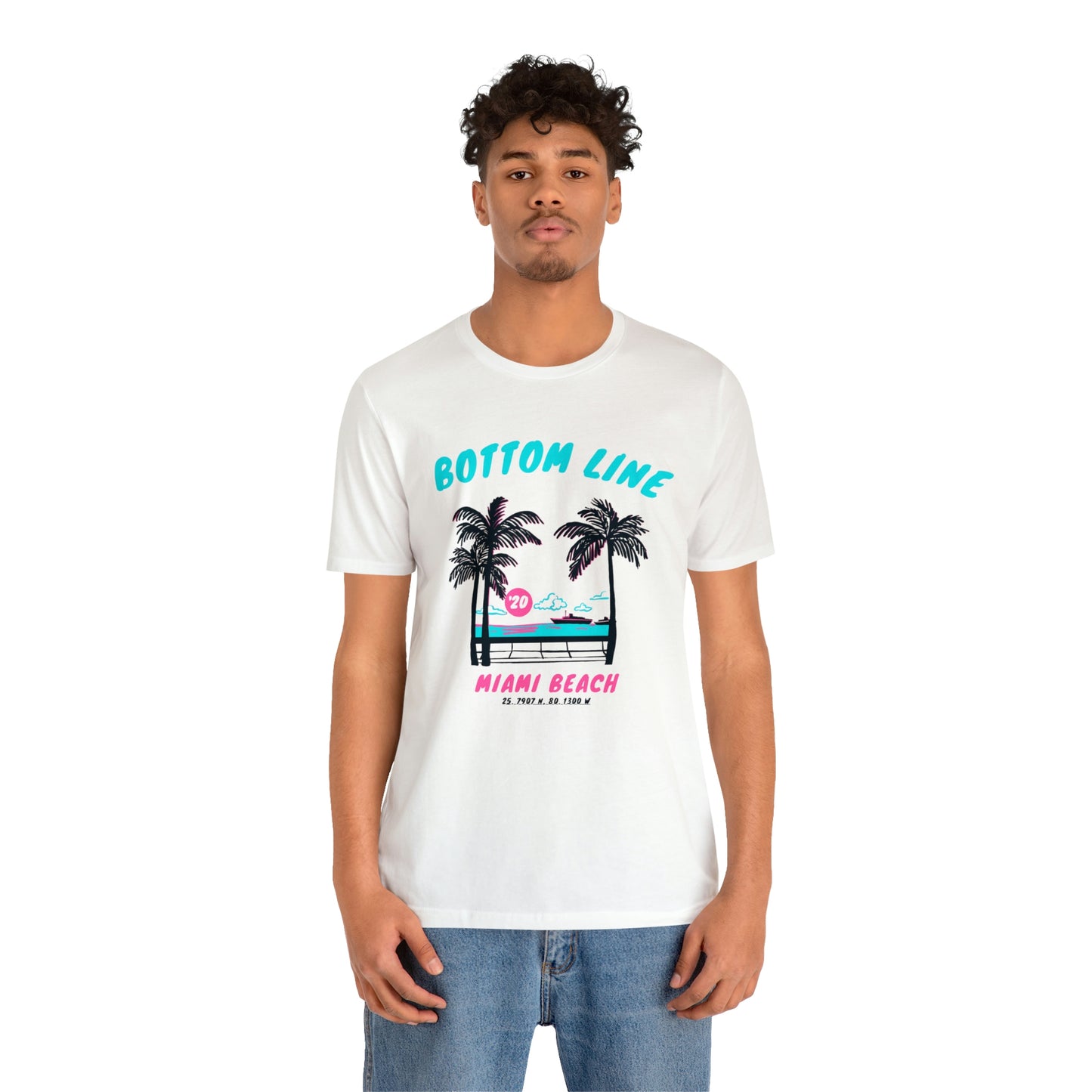 Miami Beach Front Design Tee