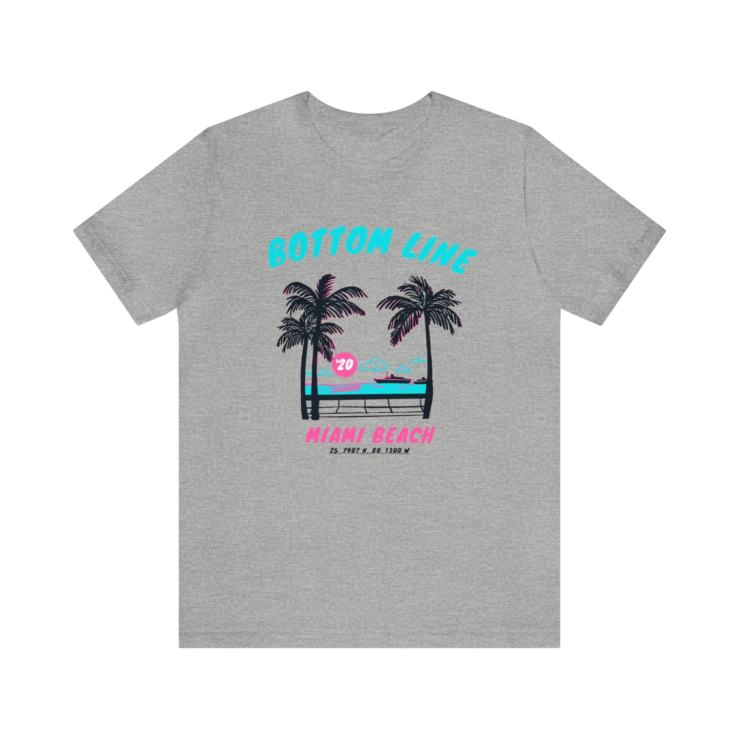 Miami Beach Front Design Tee