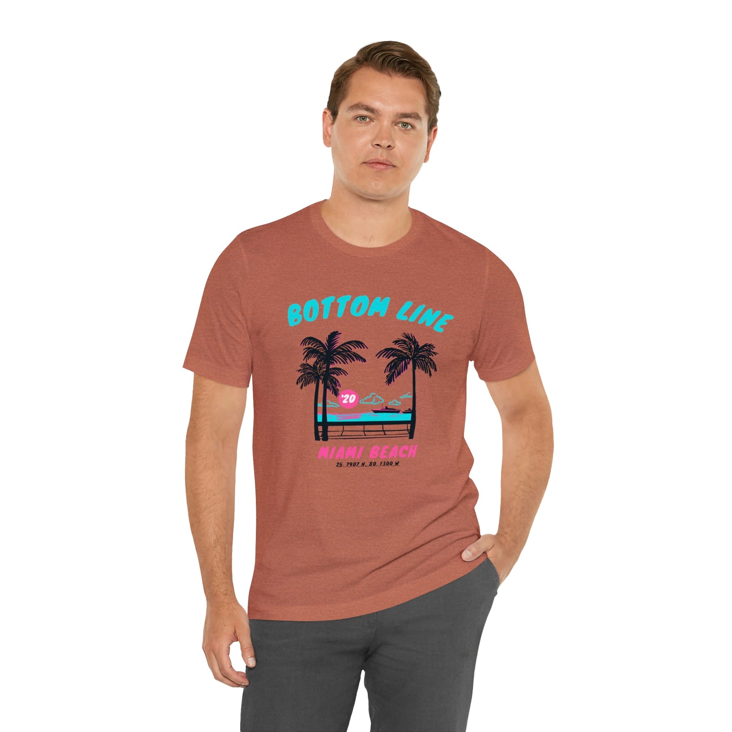 Miami Beach Front Design Tee